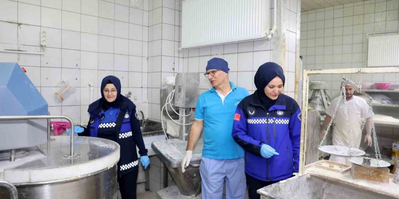 Zabıtalardan fırın ve marketlerde sıkı denetim