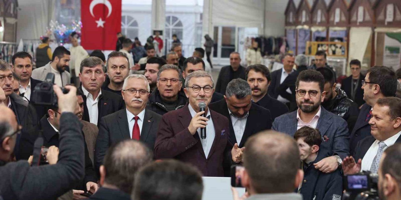 Alibeyköy Osmanlı Park Ramazan Çarşısı açıldı