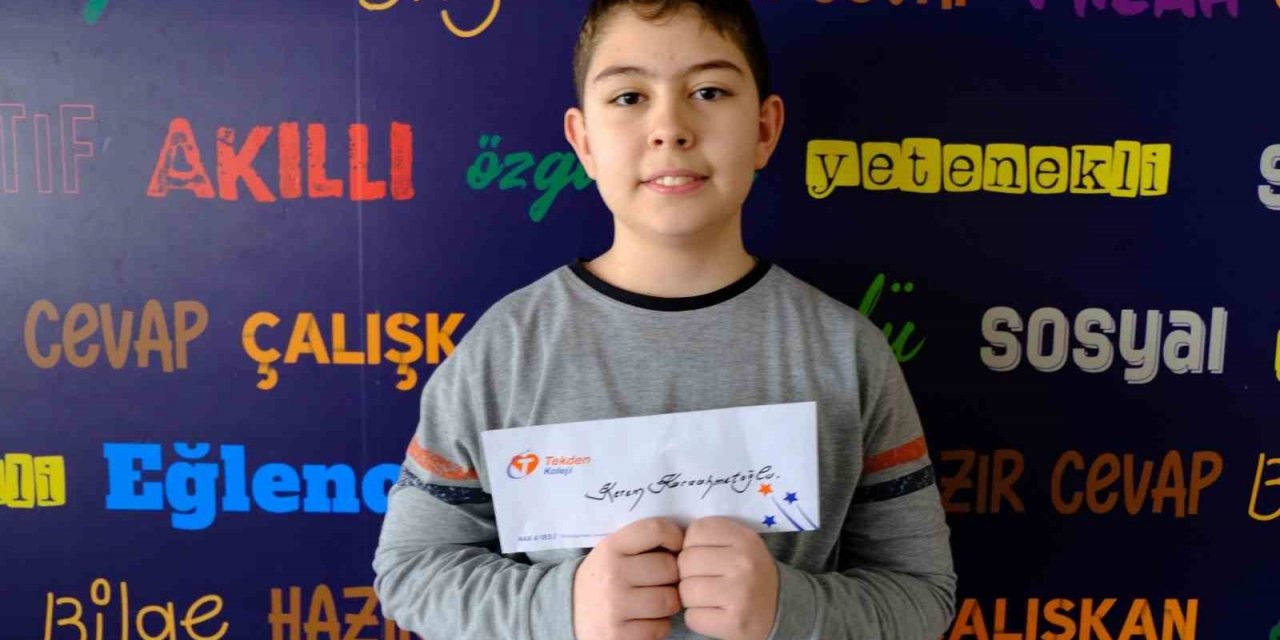 7.sınıf öğrencisinden duygulandıran hareket