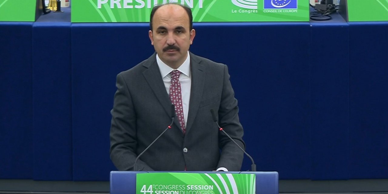 Başkanı Altay, Avrupa Konseyi Yerel ve Bölgesel Yönetimler Kongresi’nde konuştu