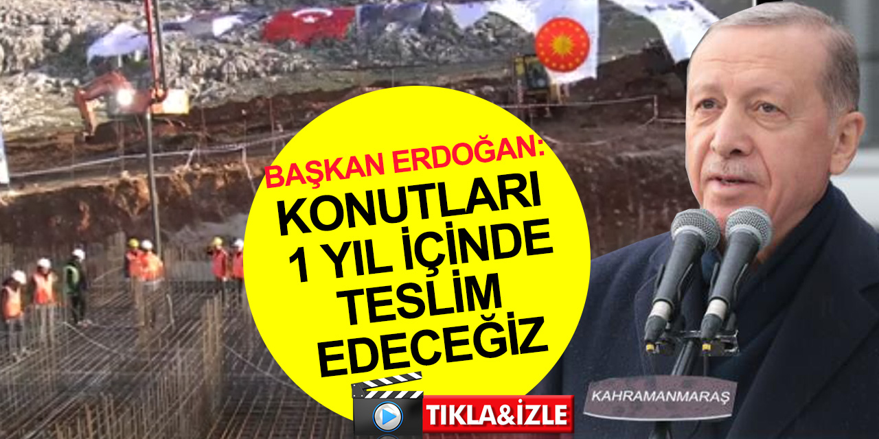 Depremin 46. gününde 11 ilde afet konutlarının temeli atıldı! Başkan Erdoğan'dan önemli açıklamalar