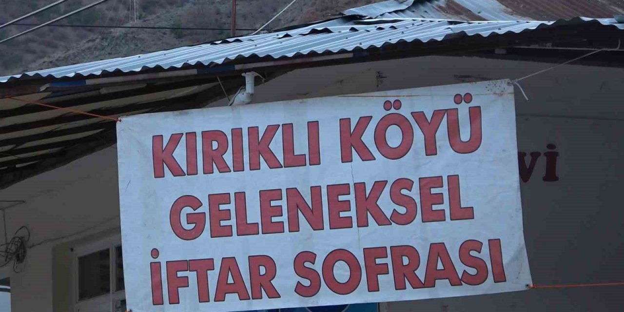 Kırıklı köyünde hayırlı gelenek 19 yıldır sürüyor