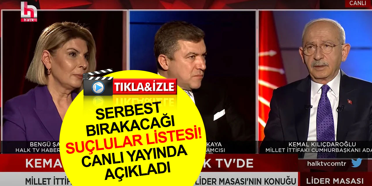 Kandil ve Pensilvanya'nın ne talebi varsa vadediyor! Kılıçdaroğlu serbest bırakmayı vadettiği suçlular listesini açıkladı