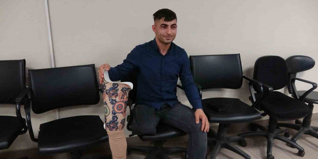 Protez bacağı enkazda kalmıştı, Bolu’da yenisi takıldı