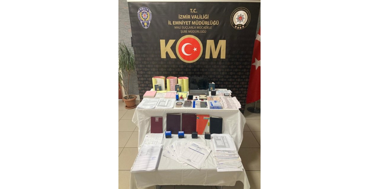 İzmir polisinden sahte fatura operasyonu