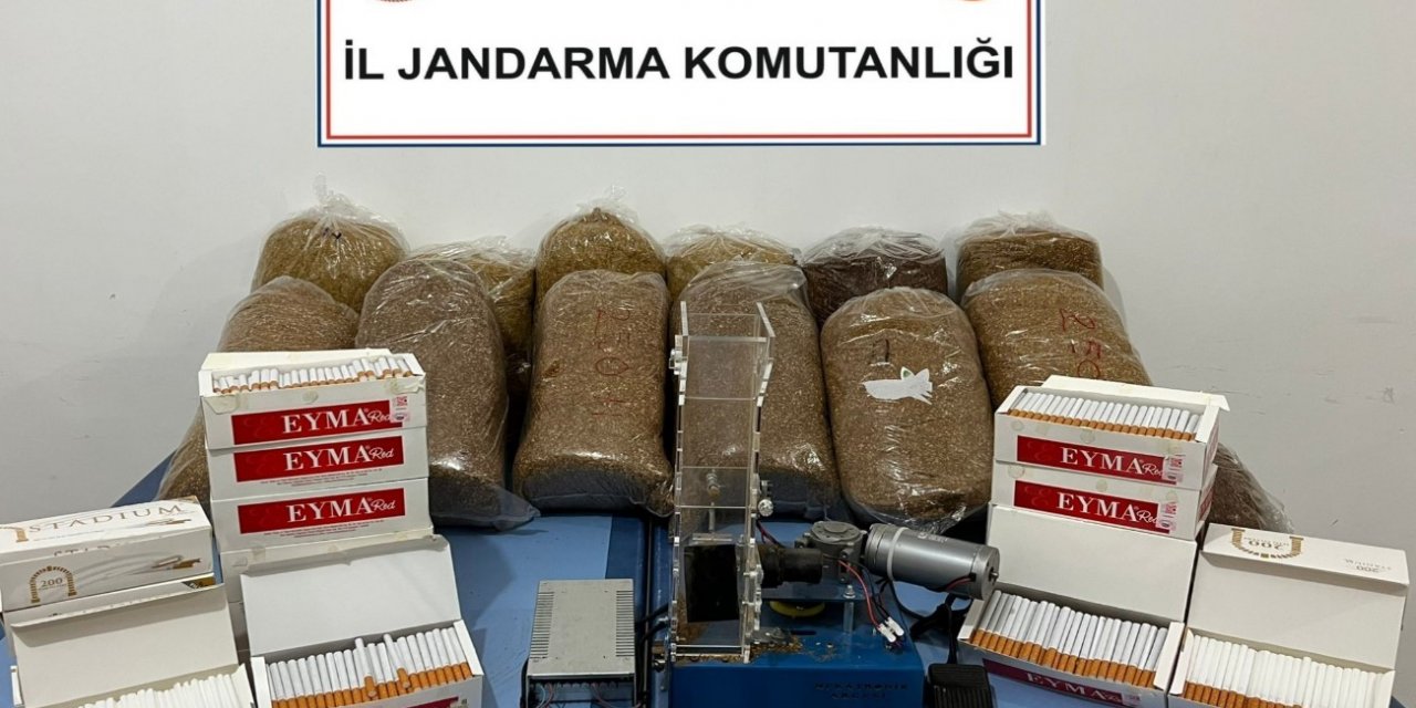 Jandarmadan kaçak tütün operasyonu