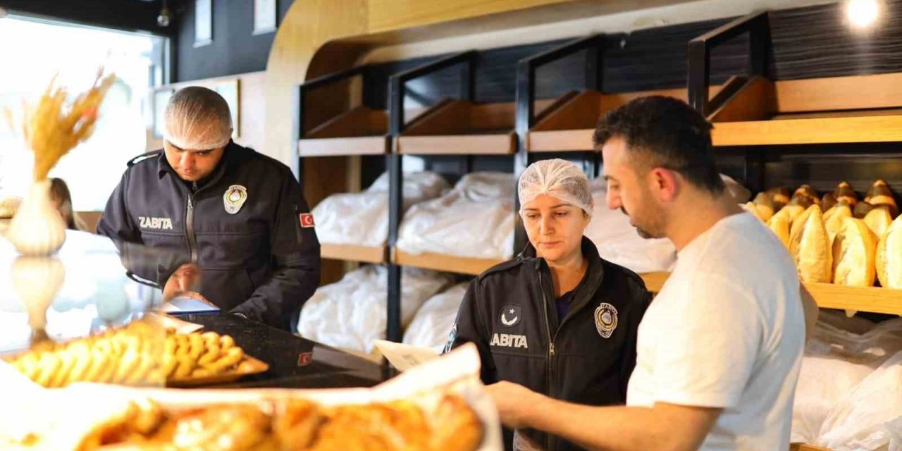Aksaray’da zabıtadan market ve fırınlara şok denetim