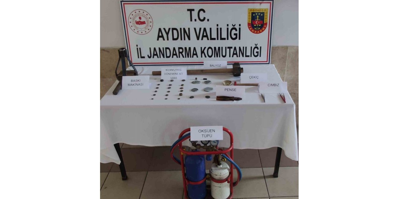 Sahte sikke üretimine, jandarma ’dur’ dedi