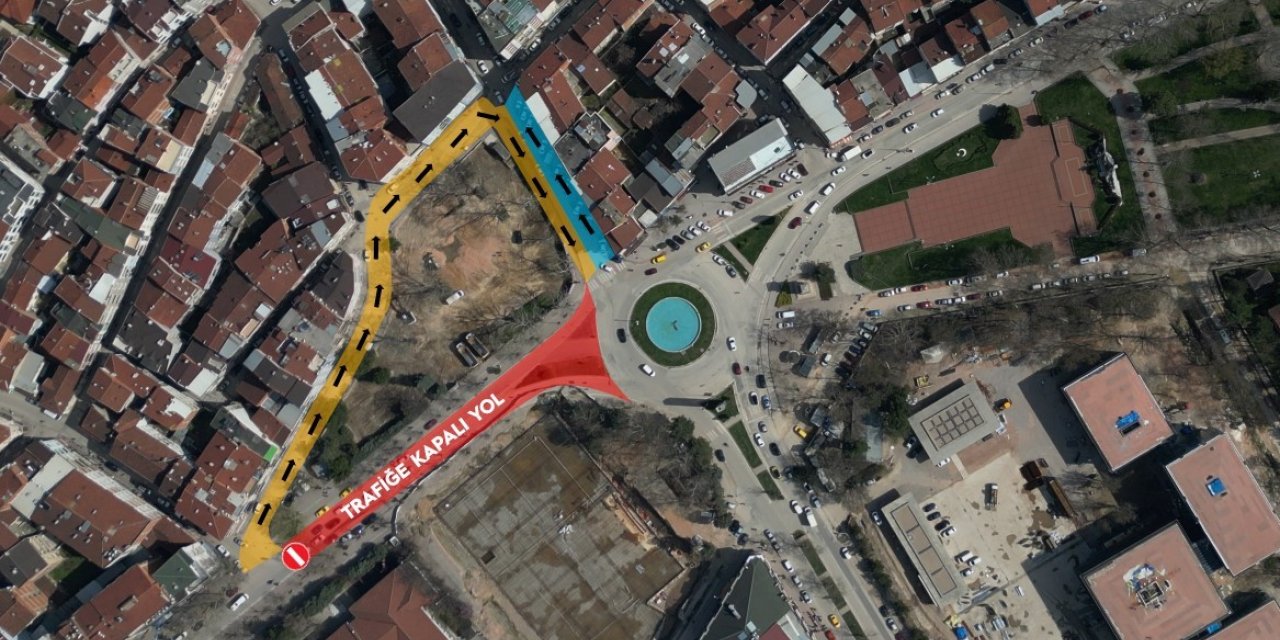 İnegöl Atatürk Bulvarı 2 gün süreyle trafiğe kapanacak