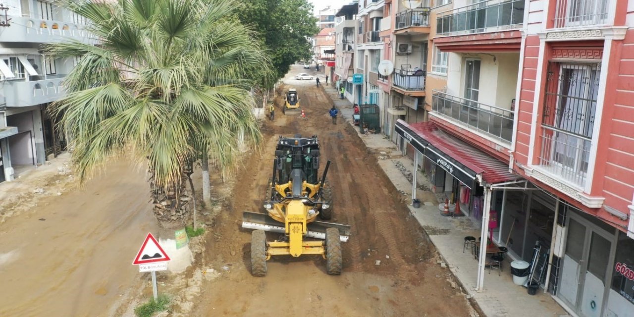 Aydın Büyükşehir, Germencik’in yollarını yeniliyor