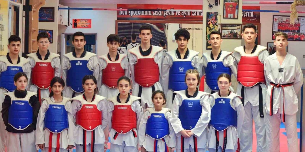 Yunusemreli taekwondocuların hedefi milli takım