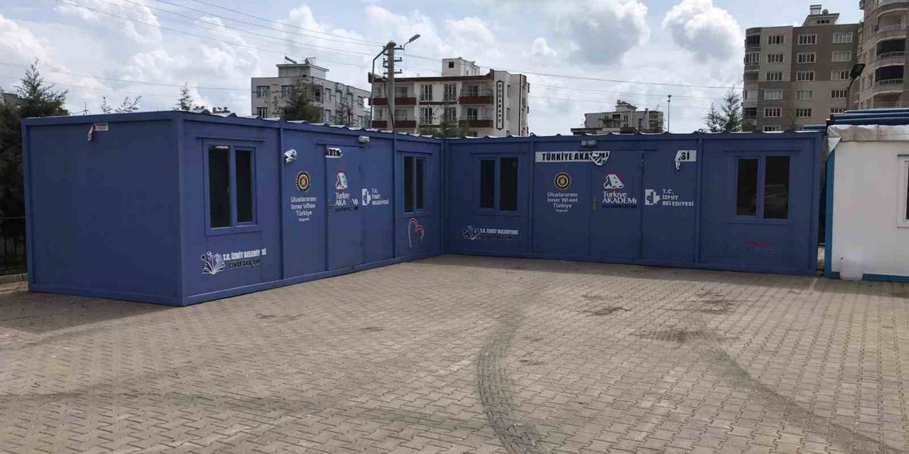 YKS ve LGS’ye hazırlanan depremzedelere eğitim konteynerleri