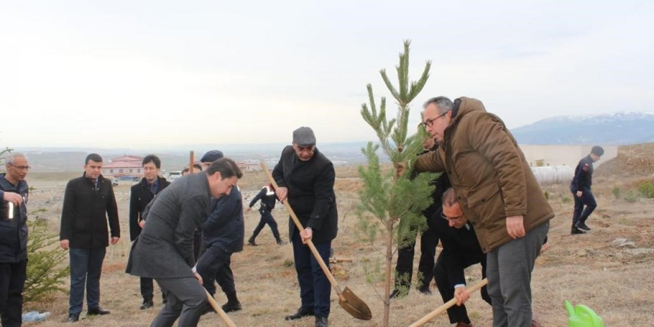 Kütahya Adalet Ormanında ağaçlandırma etkinliği