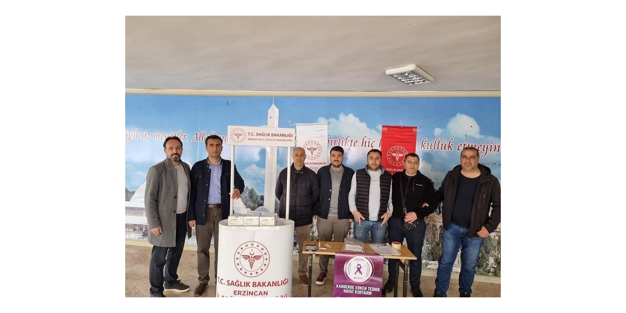 Kolon kanseri bilgilendirme standı açıldı