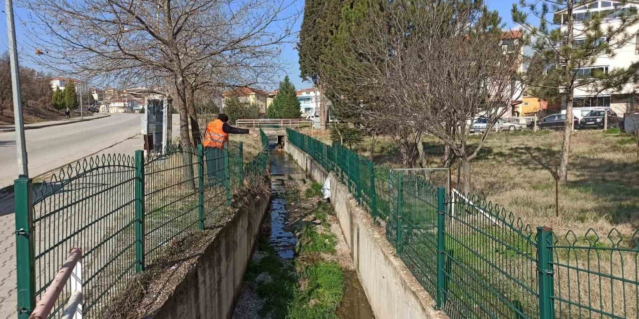 Gediz’de Larva ile mücadele devam ediyor