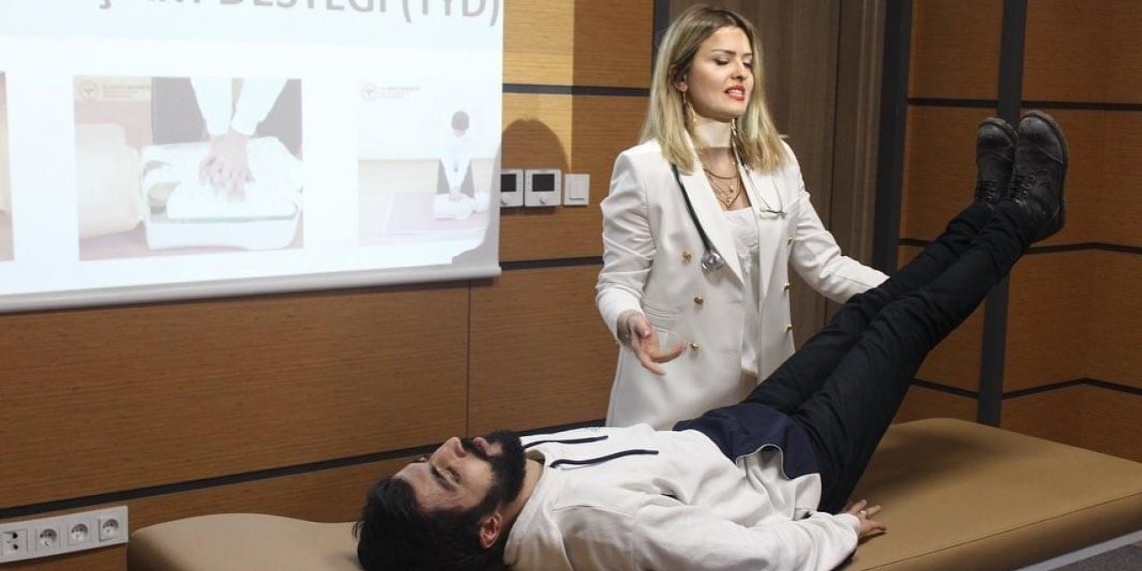 Elazığ’da temel ilk yardım eğitimi