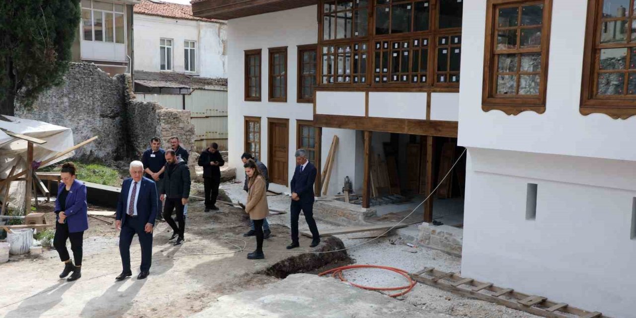 Ağa Bahçesi Konağı restorasyonunda sona gelindi