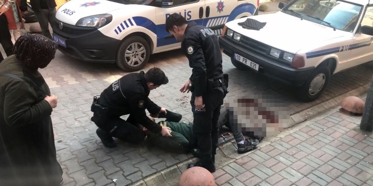 Yaralandı, polislere zor anlar yaşattı