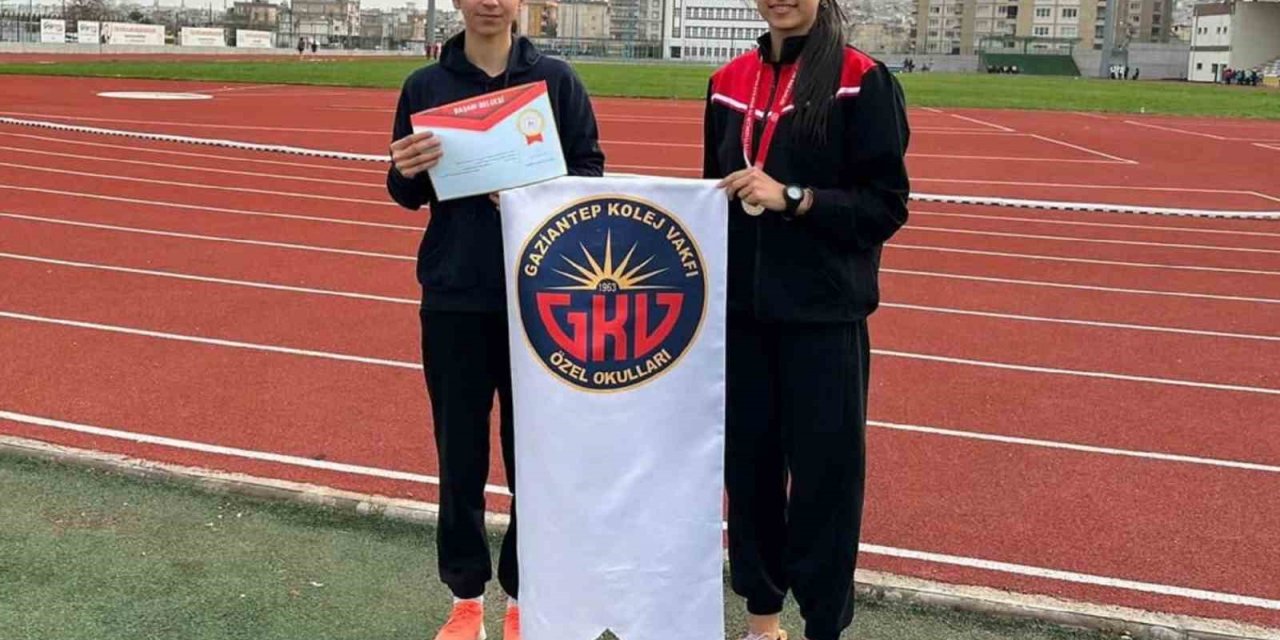 Atletizmde Gaziantep Kolej Vakfı başarısı