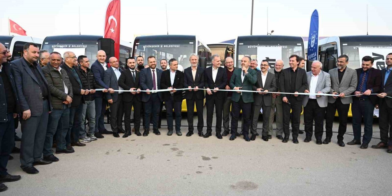 Bursa’nın ulaşım ağına 56 otobüs daha entegre edildi