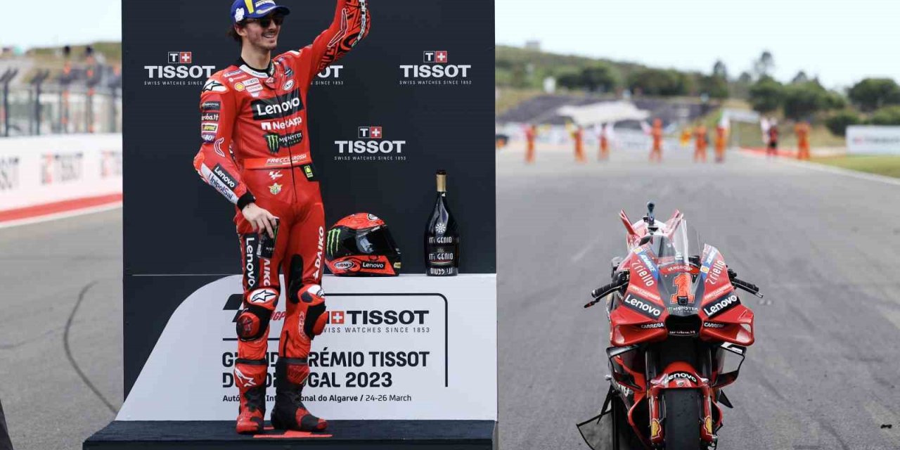 Portekiz Grand Prix’sinde kazanan İtalyan Francesco Bagnaia