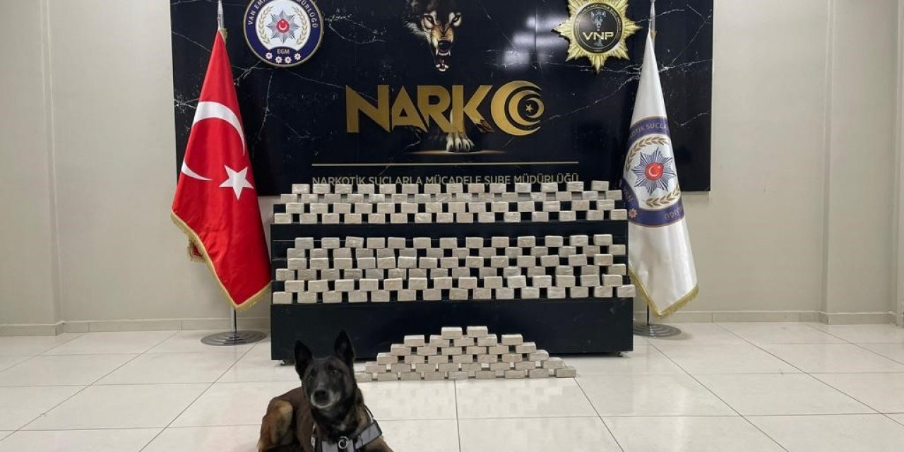 Van’da 78 kilo uyuşturucu ele geçirildi