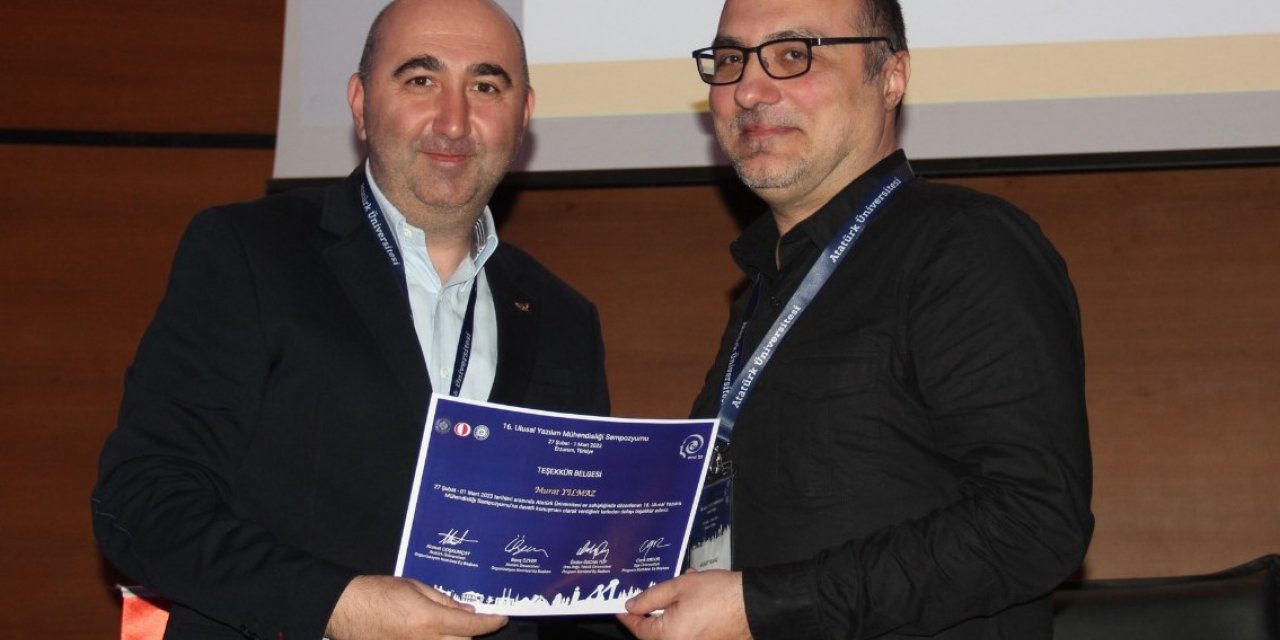 Atatürk Üniversitesi ev sahipliğinde Ulusal Yazılım Mühendisliği sempozyumu düzenlendi