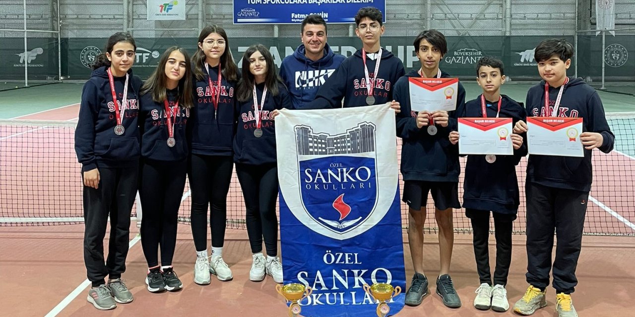 SANKO Okulları’nın tenis başarısı