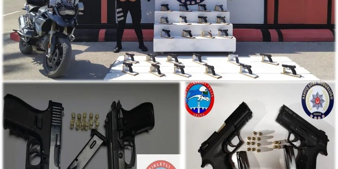Adana polisinden şok uygulama: 231 şahıs yakalandı 92 silah ele geçirildi
