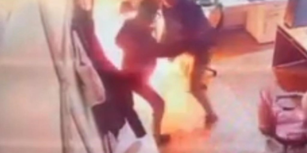 Batman’da iş kazası ucuz atlatıldı, o anlar güvenlik kamerasına yansıdı