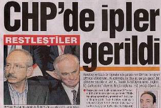 CHP'de ipler gerildi