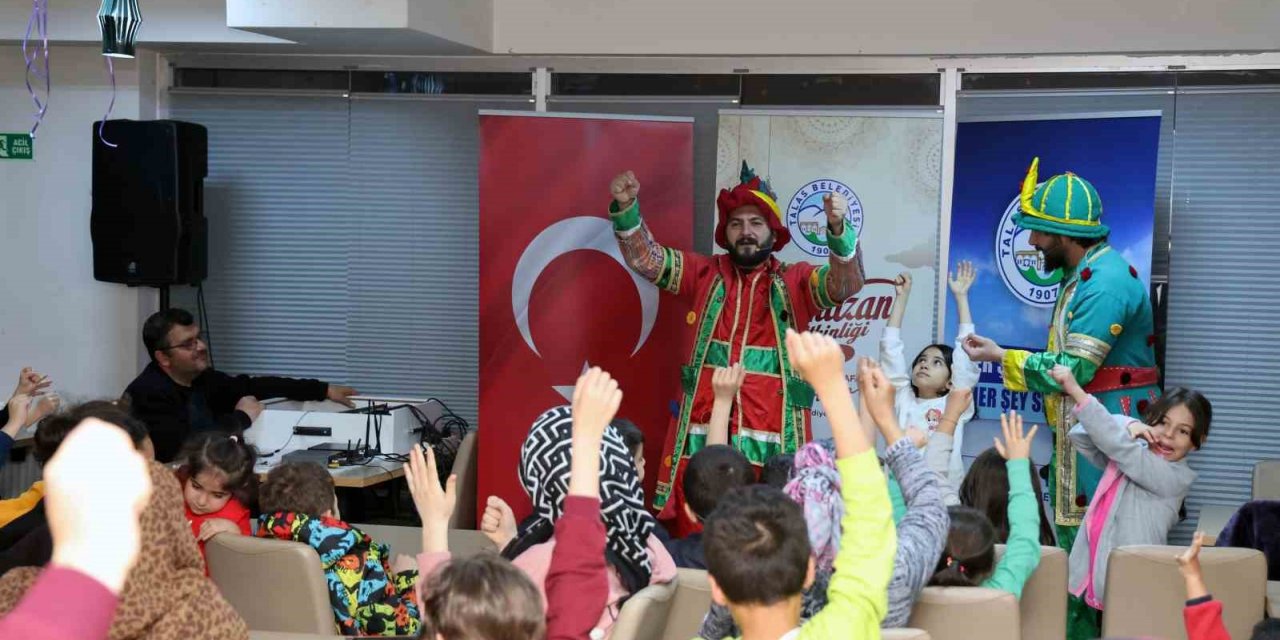 Talas’ın ramazan etkinlikleri bu kez depremzede çocuklar için