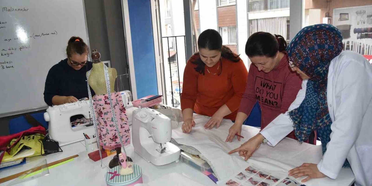 Muradiye Hanımlar Lokalinde kurslara yoğun ilgi