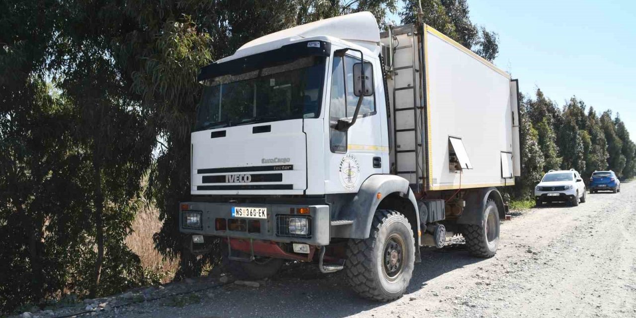 Söke Ovası’nda yabancı plakalı iş makineleri heyecan oluşturdu