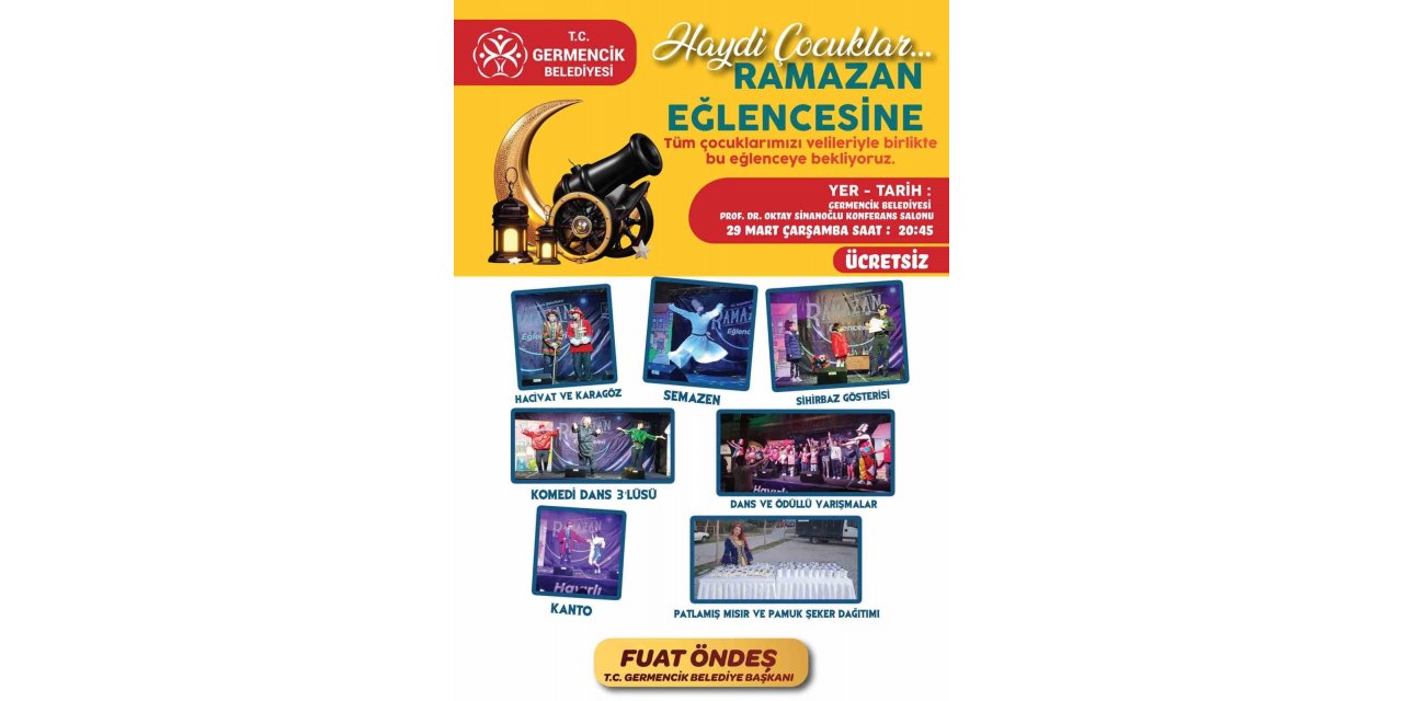 Germencik Belediyesi Ramazan etkinlikleri başlıyor