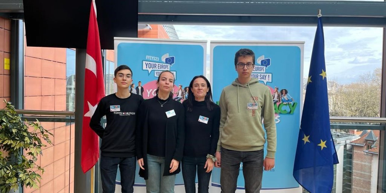 Aydın Lisesi Brüksel’de yapılan çalıştayda Türkiye’yi temsil etti