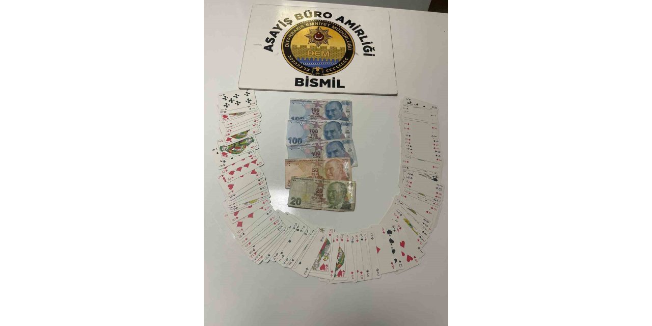Diyarbakır’da kumar oynatan 4 kişiye 17 bin lira para cezası