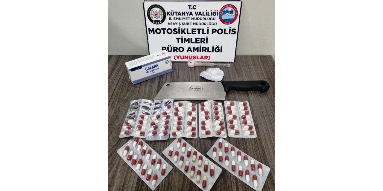 Kütahya’da 2 kişinin üzerinde uyuşturucu çıktı