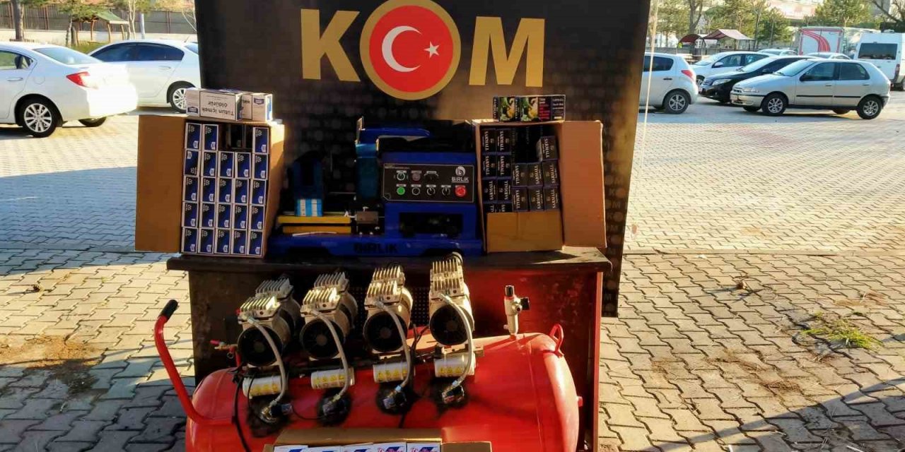 Kayseri’de Kaçak Sigara ve Tütün Operasyonu