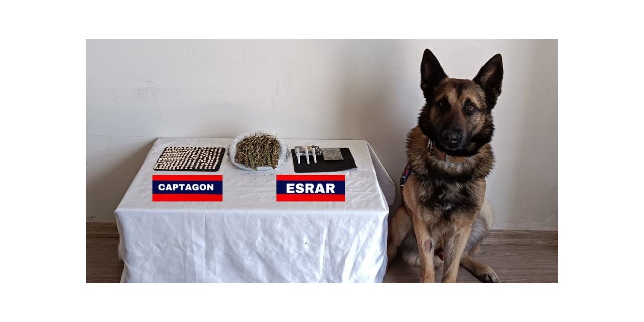 Uyuşturucuyu şapkasına saklamış