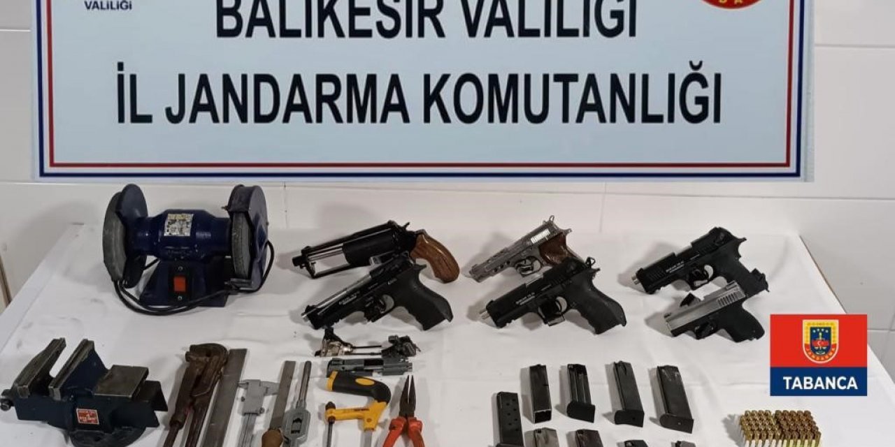 Jandarmadan kaçak silah imalatına operasyon