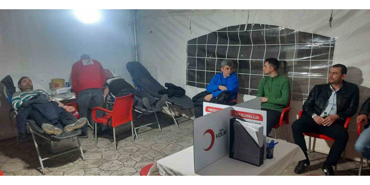 Tekirdağ’da 20 ünite kan toplandı