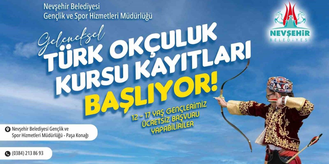Geleneksel Türk Okçuluğu Kursu kayıtları başladı