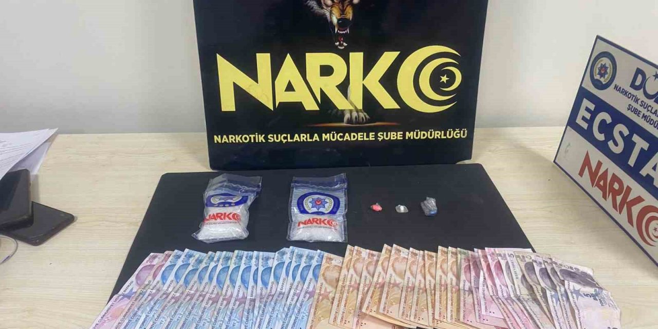 Şüphe üzerine durdurulan araçtan uyuşturucu çıktı