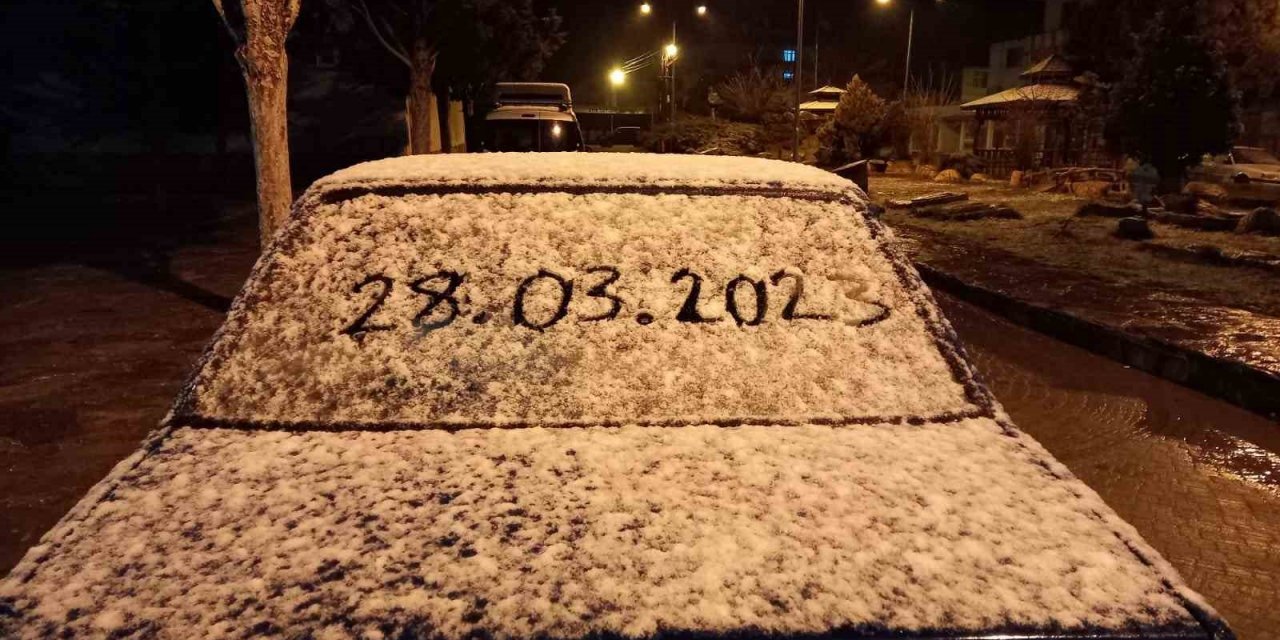 Karabük’te kar yağışı etkili oldu