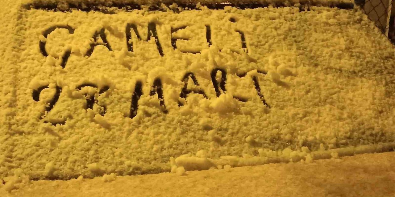 Denizli’ye Mart sonunda kar sürprizi