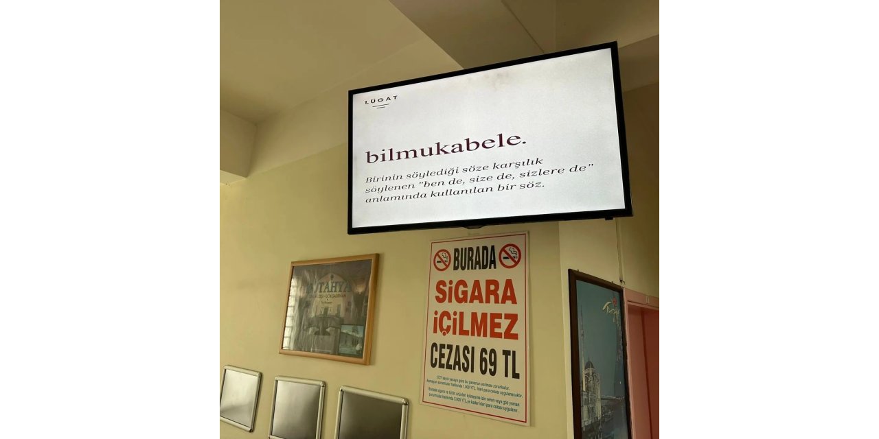 Kütahya Nafi Güral Fen Lisesinde, “Sözcükler Unutulmasın" isimli proje