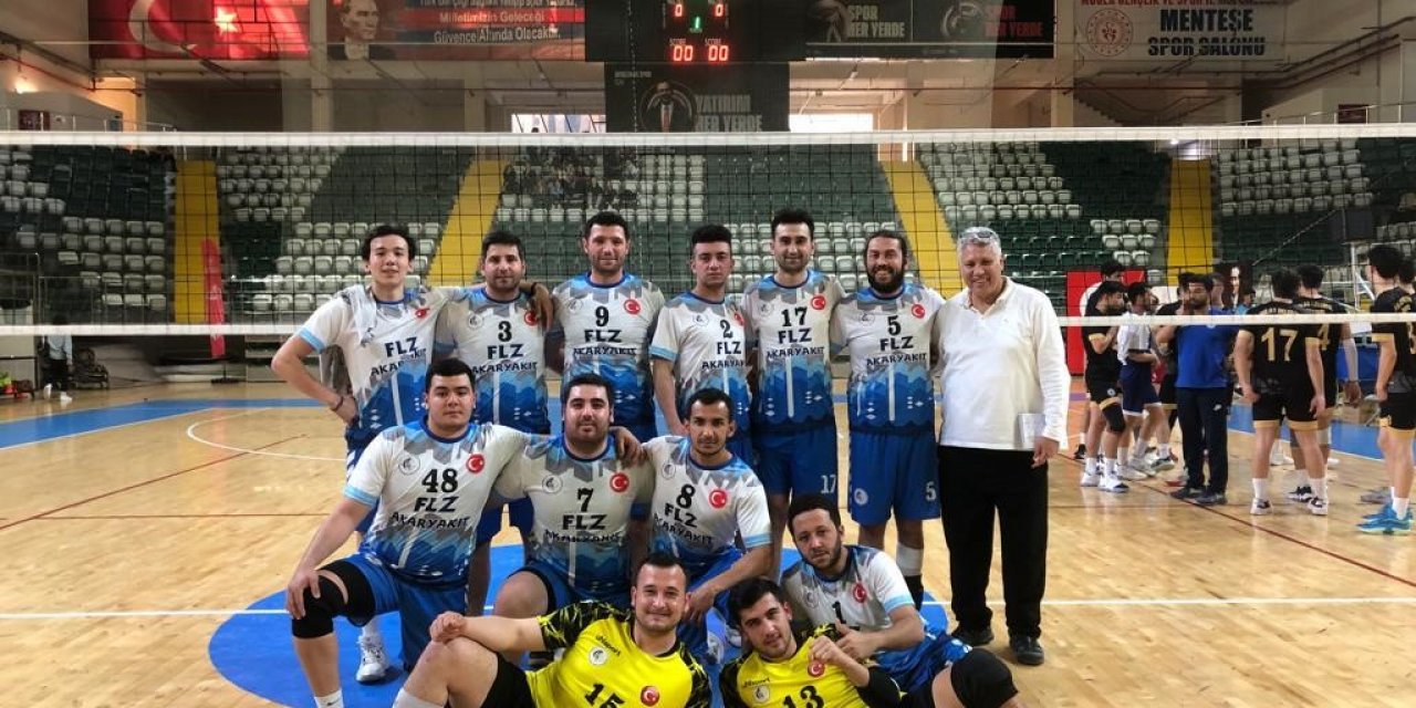 Köyceğiz voleybol Bölgesel Erkek Liginde ikinci oldu