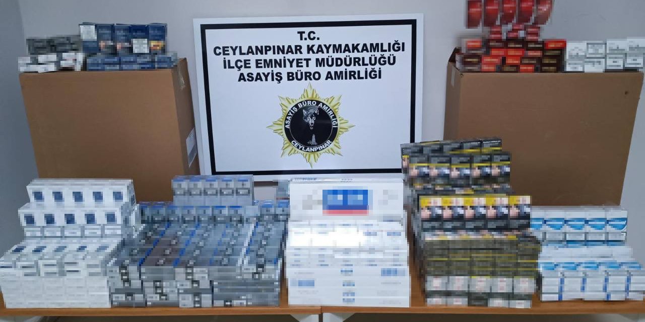 Şanlıurfa’da 823 paket kaçak sigara ele geçirildi