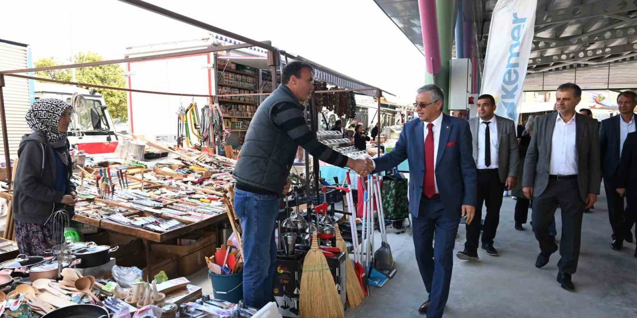 Çamyuva kapalı pazar yeri dualarla açıldı